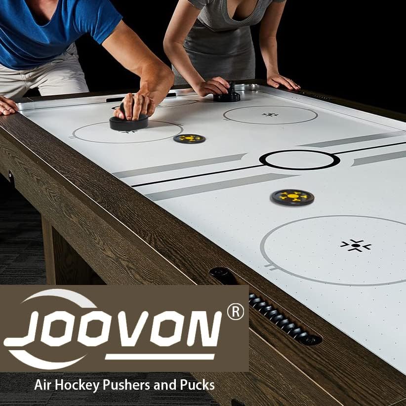 Empujadores de hockey de aire y discos de hockey de aire, huelguistas antideslizantes y discos dinámicos para juego de mesa de hockey de aire para