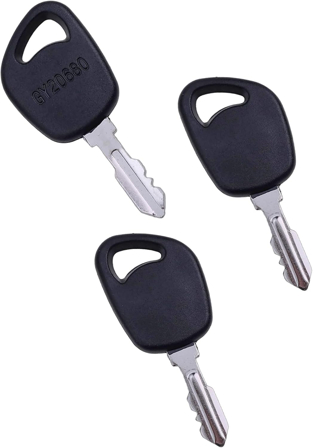 3 llaves de encendido GY20680 de repuesto para tractor John Deere LA LT SST X Series LA100 L110 LT150 D110 SST15 X330 X350 (3 piezas)