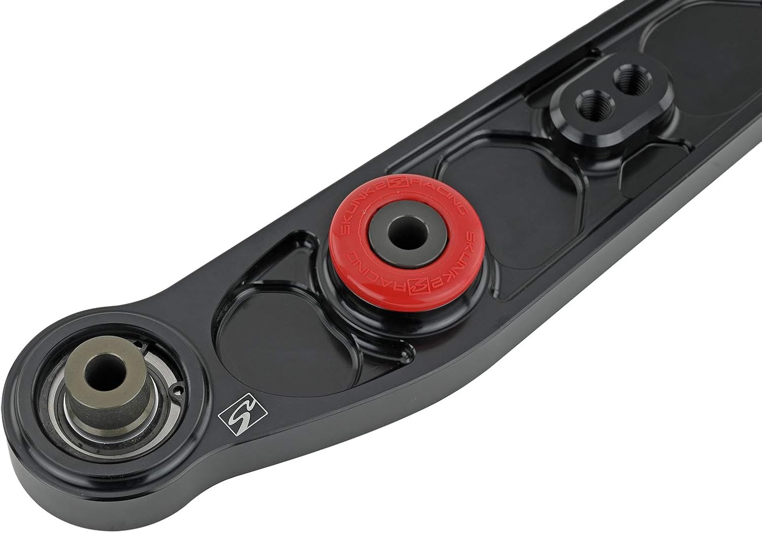 Skunk2 Racing 542-05-1195 Alpha Series Brazo de control inferior trasero anodizado negro 1988-1995 Honda Civic CRX  1990-2001 Acura Integra