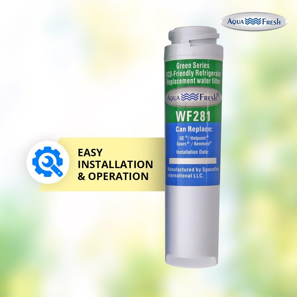 Aqua Fresh GSWF Filtro de agua para refrigerador, compatible con GE GSWF Smart Water 238C2334P001, 46-9914 (paquete de 3)