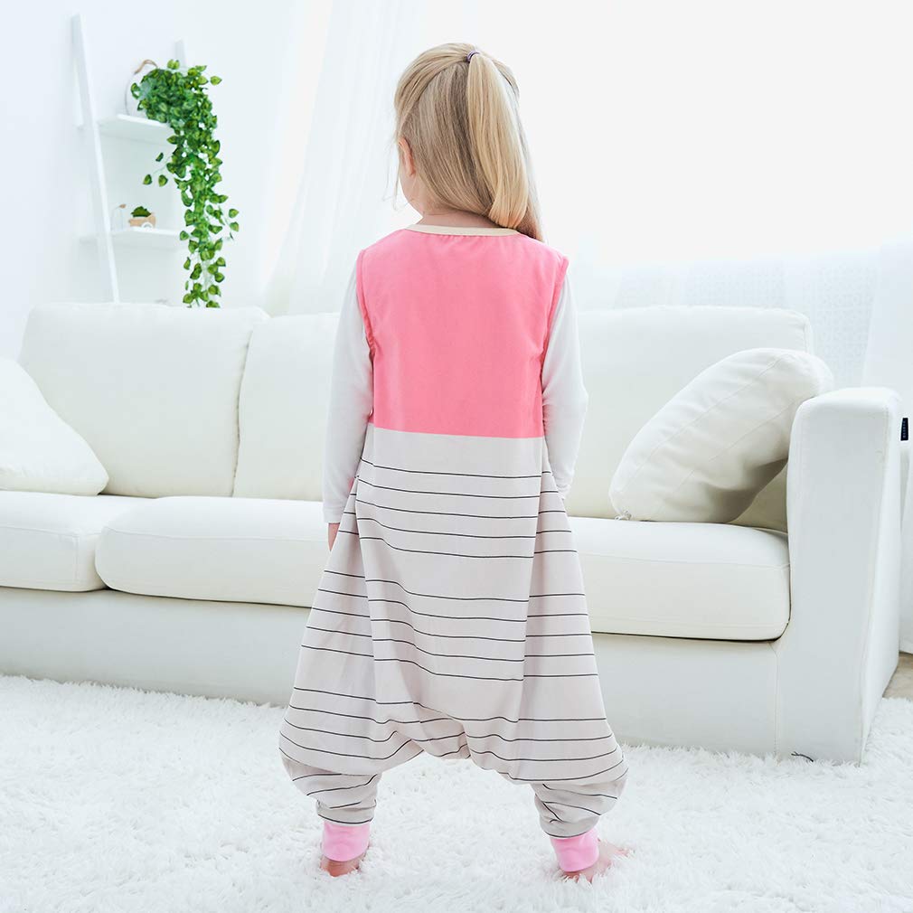 MICHLEY – Saco de dormir para bebé con pies, manta de invierno y primavera para bebés