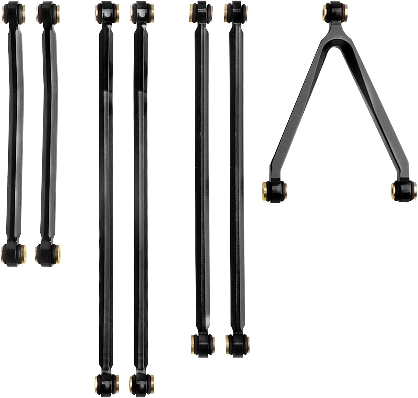 HobbyPark SCX24 Gladiator Links Set High Clearance Aluminio Dirección Varillaje para Axial SCX24 Gladiator Actualizaciones AXI00005 Piezas de