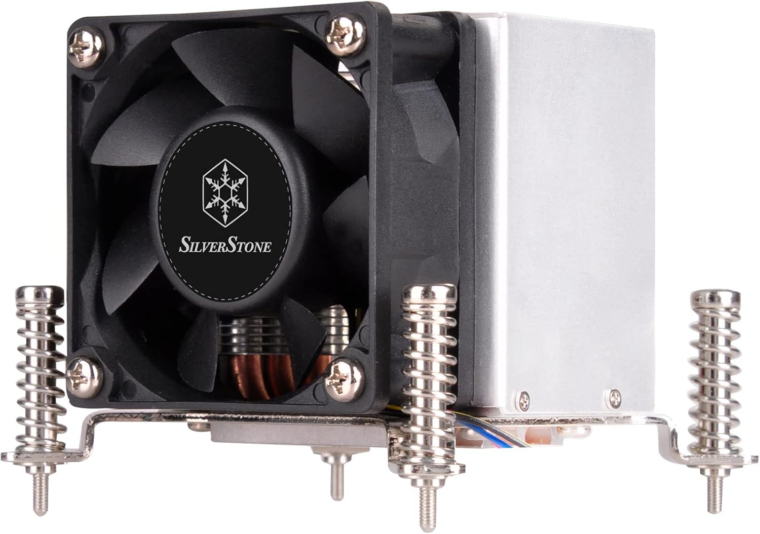 SilverStone Technology AR09-115XS 2U Servidor de montaje en bastidorpequeño factor de forma Intel CPU Cooler con soporte de tornillo, SST-AR09-115XS