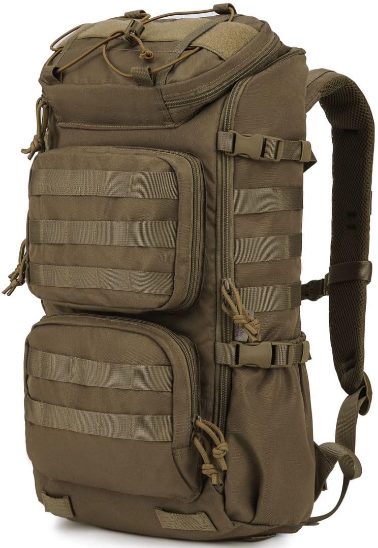 Mardingtop Tactical Backpacks Molle Hiking daypacks for Motorcycle Camping Hiking Military Traveling,25L Backpack