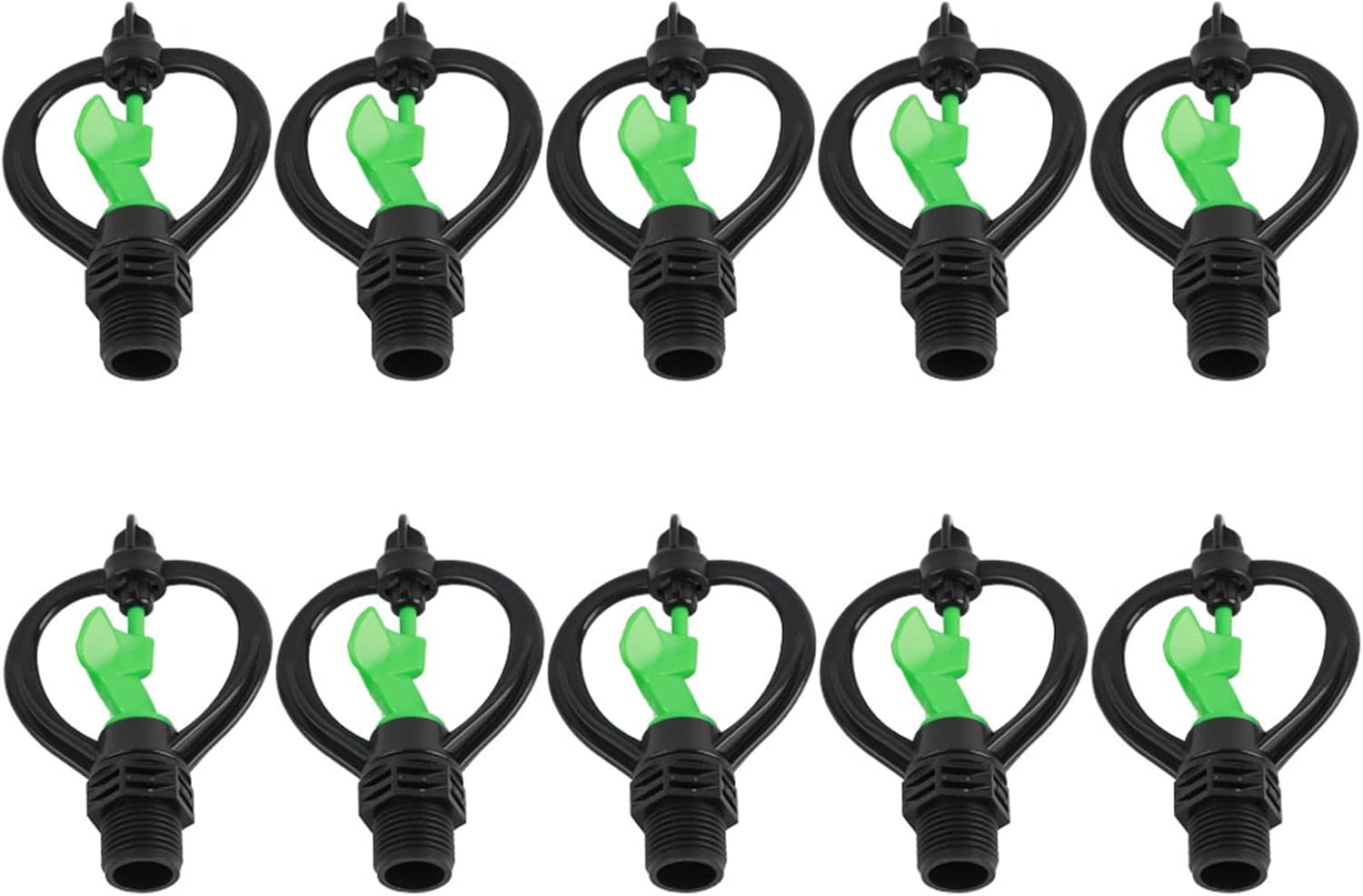 Fydun 10Pcs Plastic G12in Sp Sprinkler Rain Shaped Nozzle Agricultural Irrigation 10Pcs Plastic G12in Sp for Family