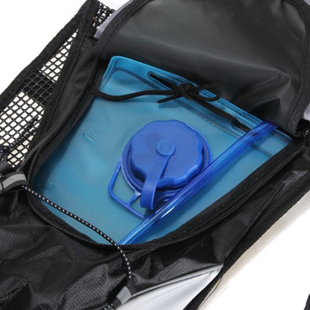 Mochila de agua con vejiga para andar en bicicleta Senderismo, escalar + 2L Bolsa de hidratación