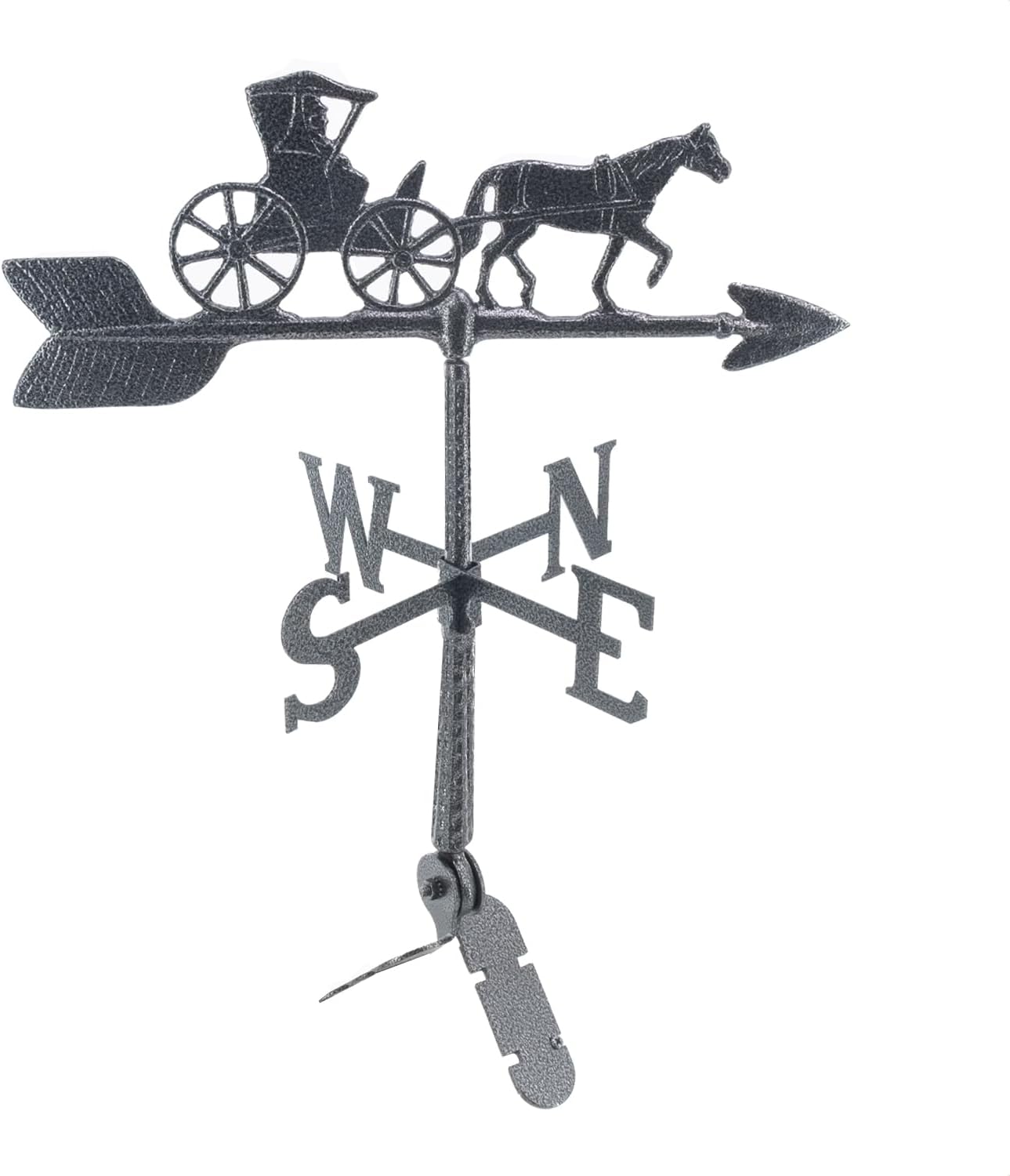 Veleta Country Doctor de aluminio de 24  – Veleta al aire libre con adorno – Decoración de techo de metal – Montaje incluido (4 a elegir) – Veleta