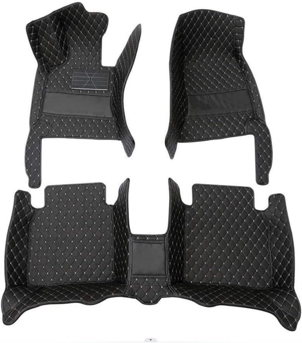 Alfombrillas personalizadas de cuero artificial para automóvil, impermeables, antideslizantes, adecuadas para automóviles, SUV, camiones. Protege el