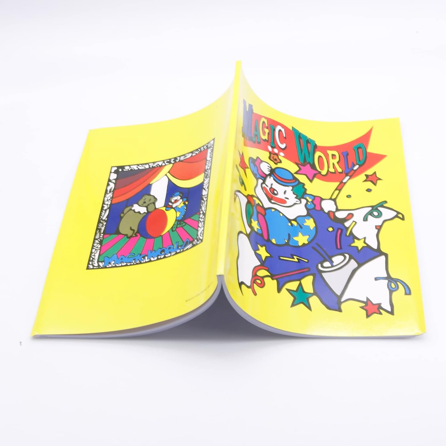 sumrica Magic – 1 libro mágico para colorear, para niños, adolescentes y adultos (amarillo grande)