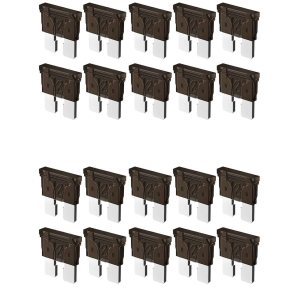 20 fusibles estándar de automóvil de 2 A  fusibles automotrices de 2 amperios (ATOAPRATS), fusible de hoja de 32 V (1224 V) para RVcamiónSUV (2A) 20 fusibles estándar de automóvil de 2 A  fusibles automotrices de 2 amperios (ATOAPRATS), fusible de hoja de 32 V (1224 V) para RVcamiónSUV (2A)