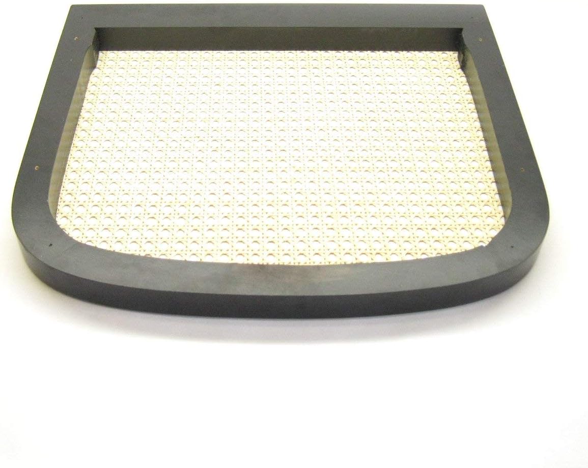 Marcel Breuer Cesca – Asiento de caña de repuesto para silla Cesca, color negro, fabricado en Italia