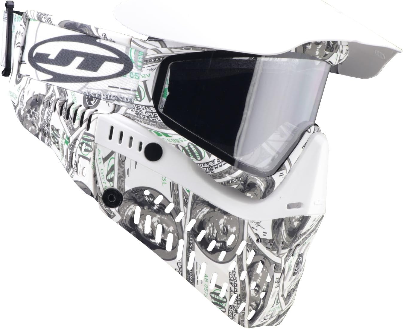 Empire Mini GS – Marcador electrónico para pistola de paintball con lentes JT Spectra Proflex LE de impresión de 100 dólares