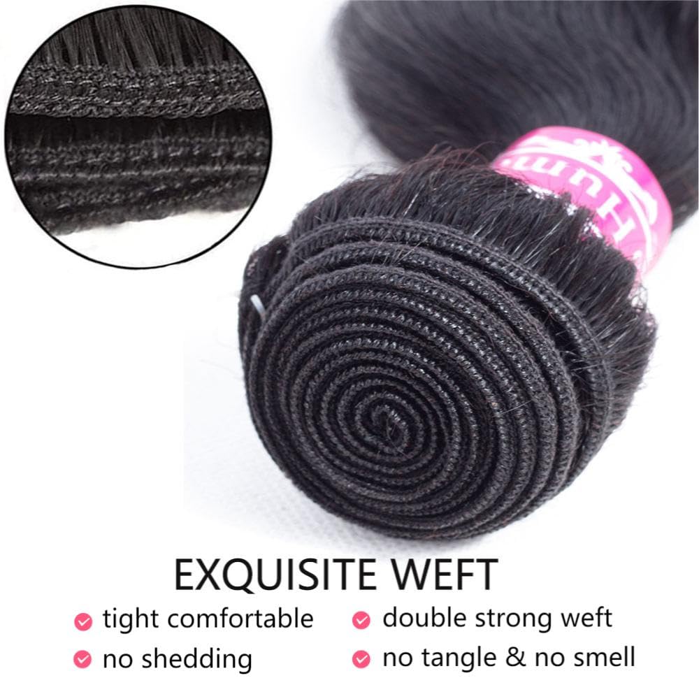 1 manojos de cabello humano ondulado de 12 pulgadas, 10A brasileño 100% sin procesar, extensiones de cabello virgen de doble trama, color negro