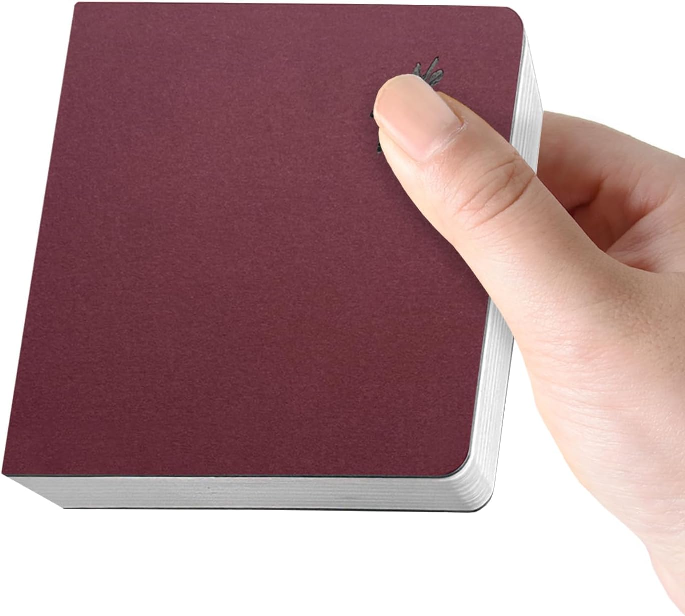 Cuaderno de bocetos de acuarela, 3.9 x 3.9 pulgadas, portátil, cuadrado, mini cuaderno de acuarela, 62 páginas, papeles de dibujo texturizados de
