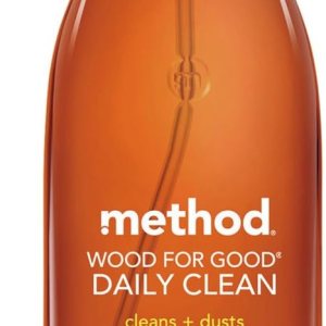 Method Limpiador diario de madera, almendra, fórmula a base de plantas que limpia estantes, mesas y otras superficies de madera mientras elimina el Method Limpiador diario de madera, almendra, fórmula a base de plantas que limpia estantes, mesas y otras superficies de madera mientras elimina el