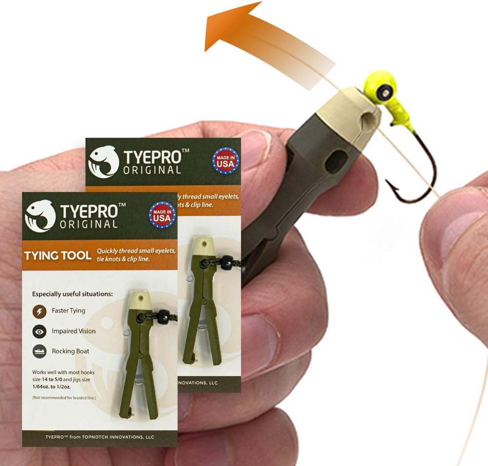 Accesorio de pesca original para atar nudos y anzuelos de pesca, cortaúñas de corte de línea (cordón de separación y junta tórica incluidos, para