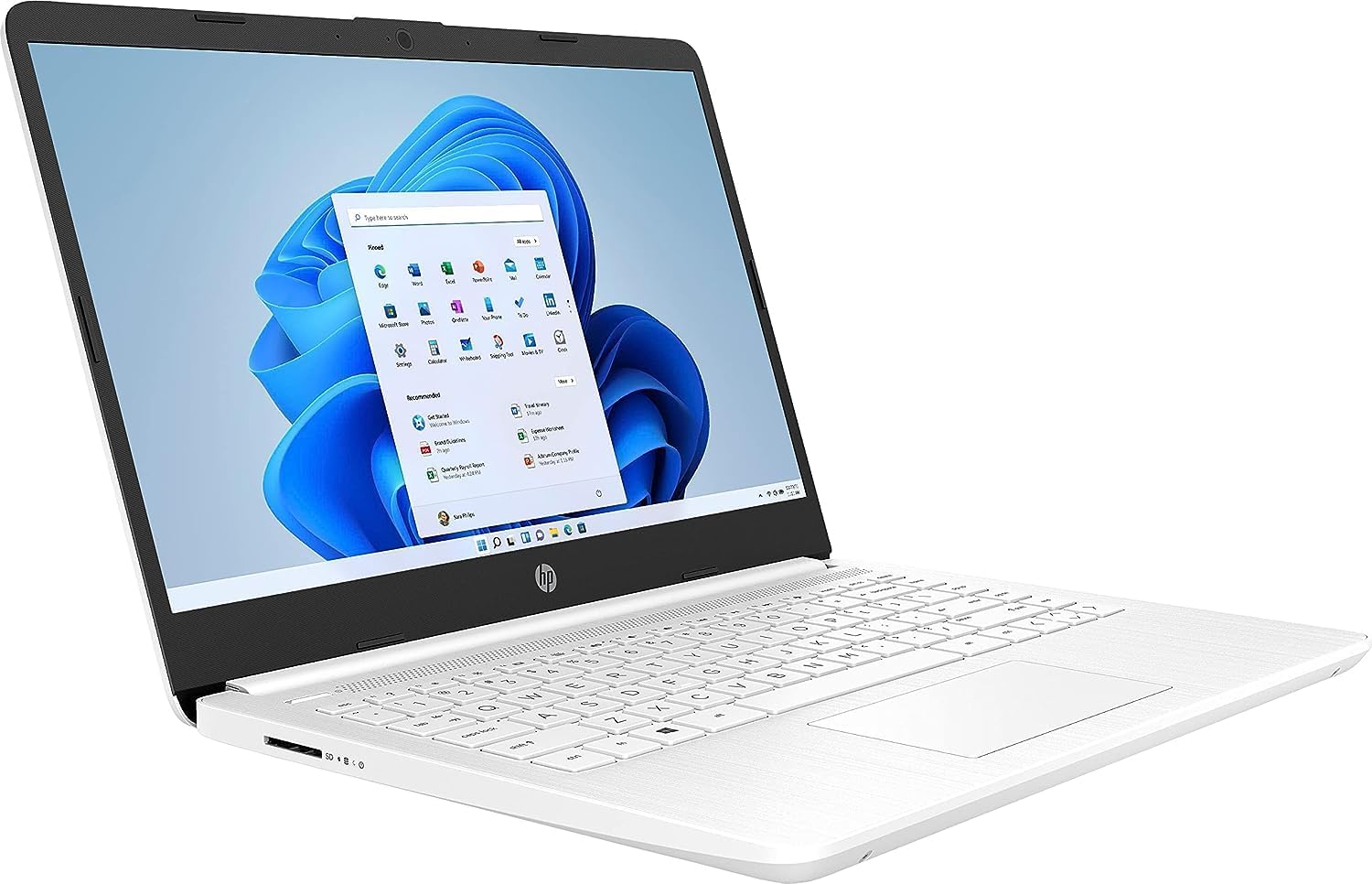 HP Laptop ultraligera de 14 pulgadas para estudiantes y negocios, Intel Quad-Core N4120, 16 GB de RAM, 128 GB de almacenamiento (64 GB eMMC + 64 GB