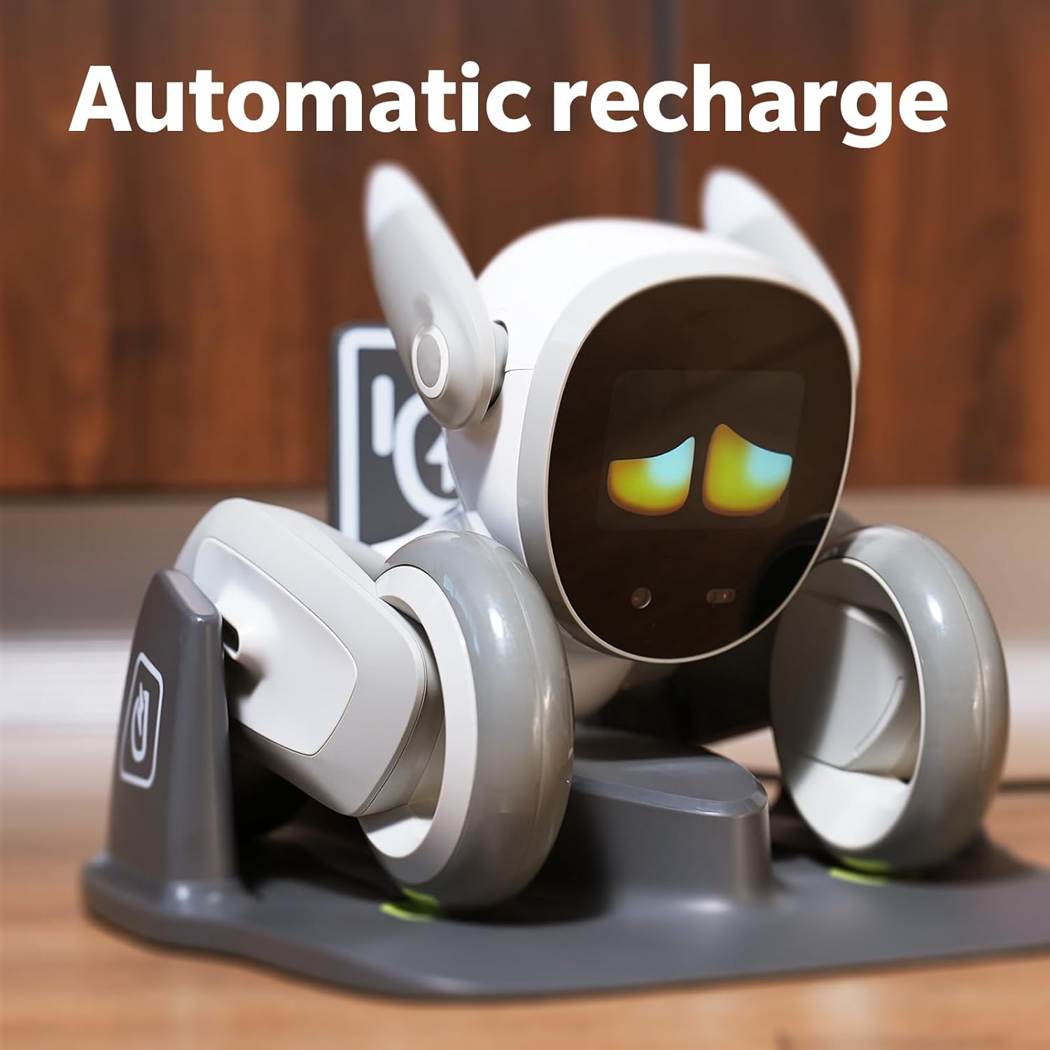 Loona Base de carga el robot inteligente más avanzado para mascotas – Chat GPT habilitado con comando de voz y reconocimiento de gestos – Los