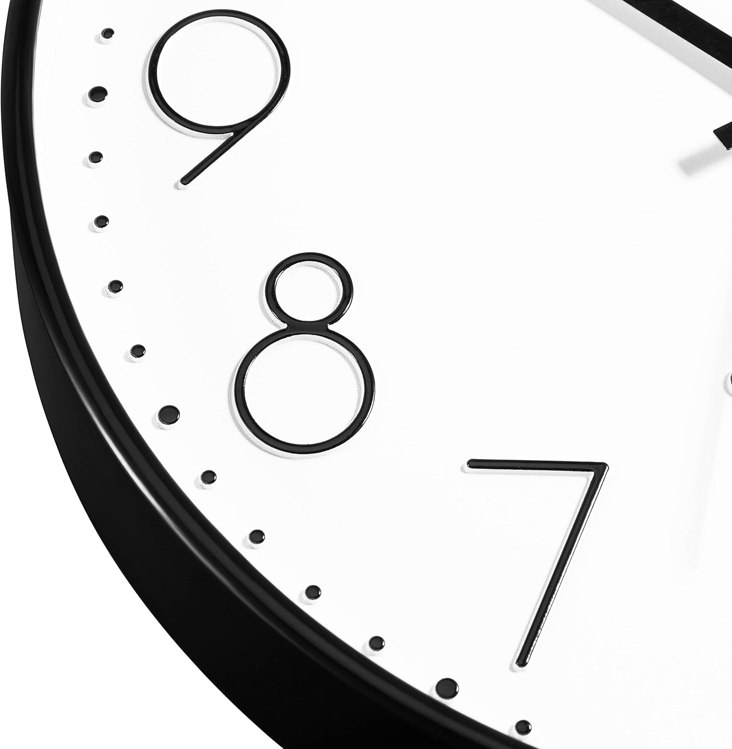 Lumuasky Reloj de pared moderno, silencioso sin tictac, moderno, reloj decorativo para sala de estar, dormitorio, cocina, oficina, escuela, aula