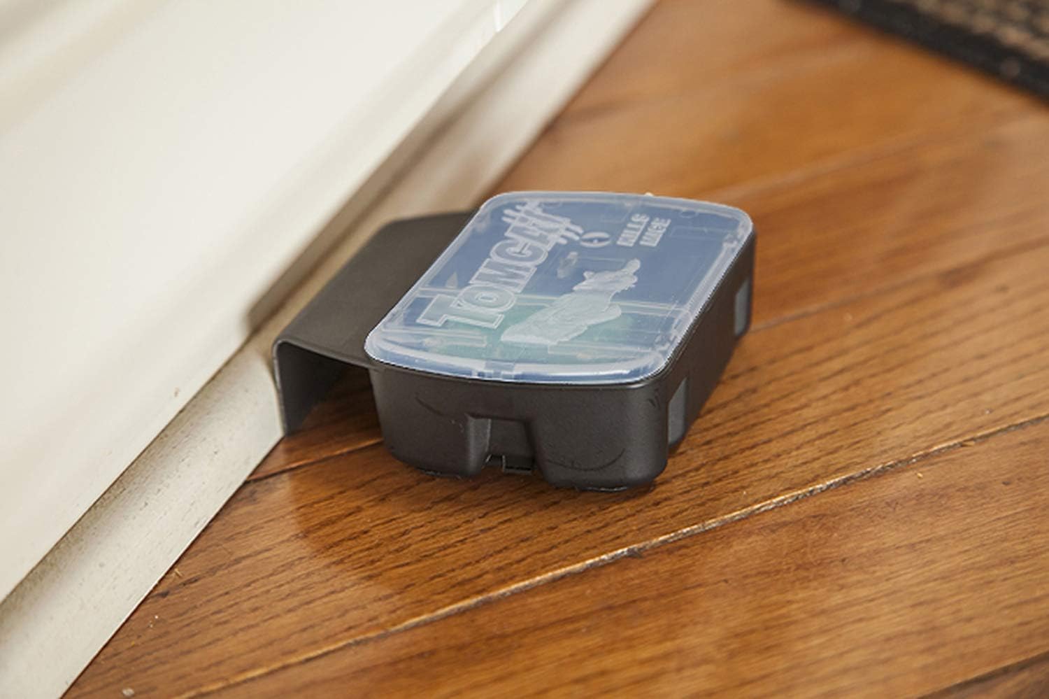 Tomcat Mouse Killer – Estación recargable resistente a los niños, con tapa transparente para un fácil monitoreo, 1 estación de cebo y 4 recambios