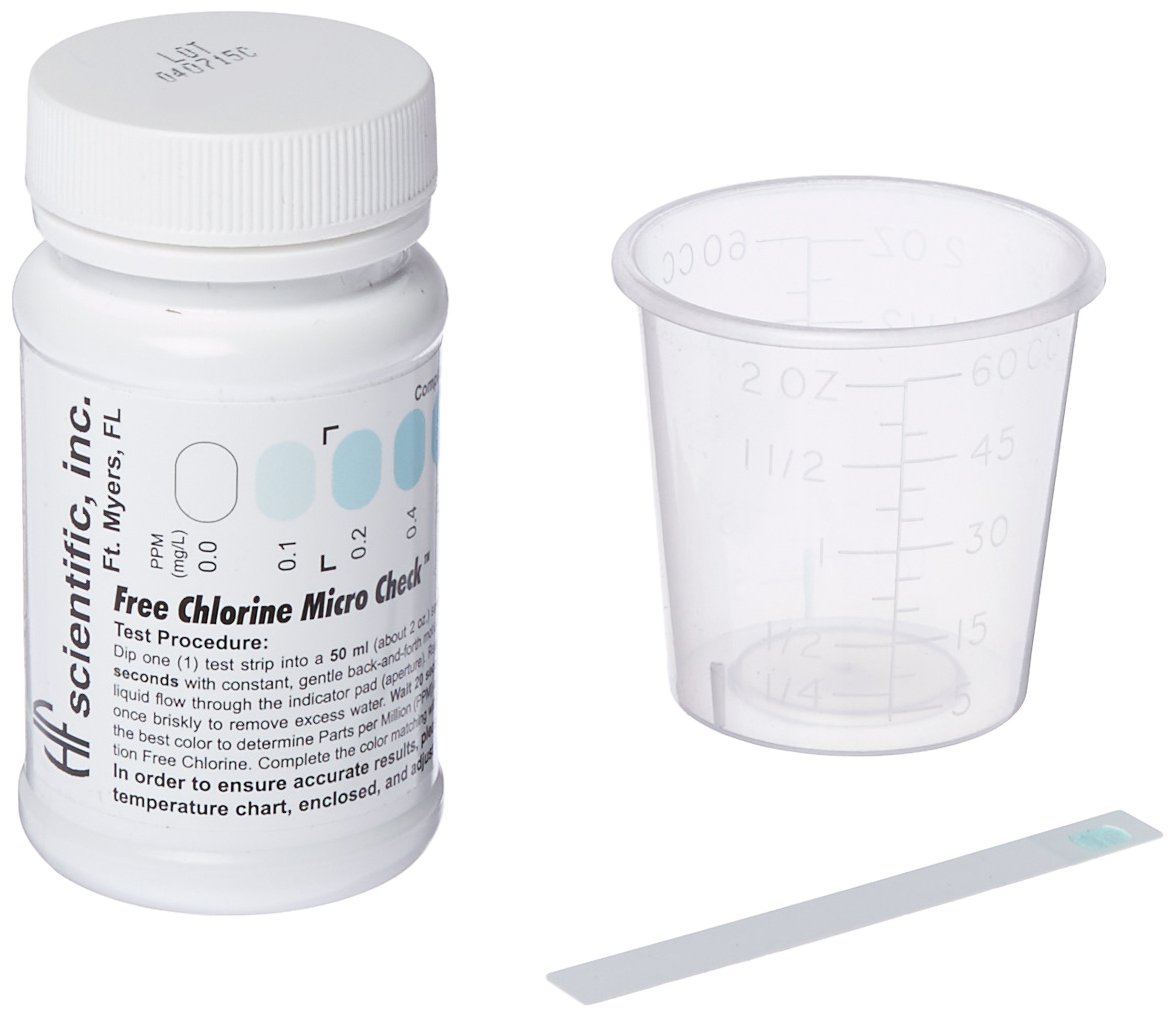 Tira de prueba micro sin cloro 9940, rango de 0-10 ppm