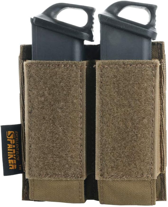EXCELLENT ELITE SPANKER Pistola universal ajustable táctica abierta superior doble pistola Mag bolsa