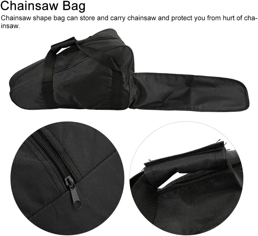 Estuche para motosierra, almacenamiento de cadena de motosierra, bolsa de transporte para motosierra, soporte de protección portátil, impermeable,
