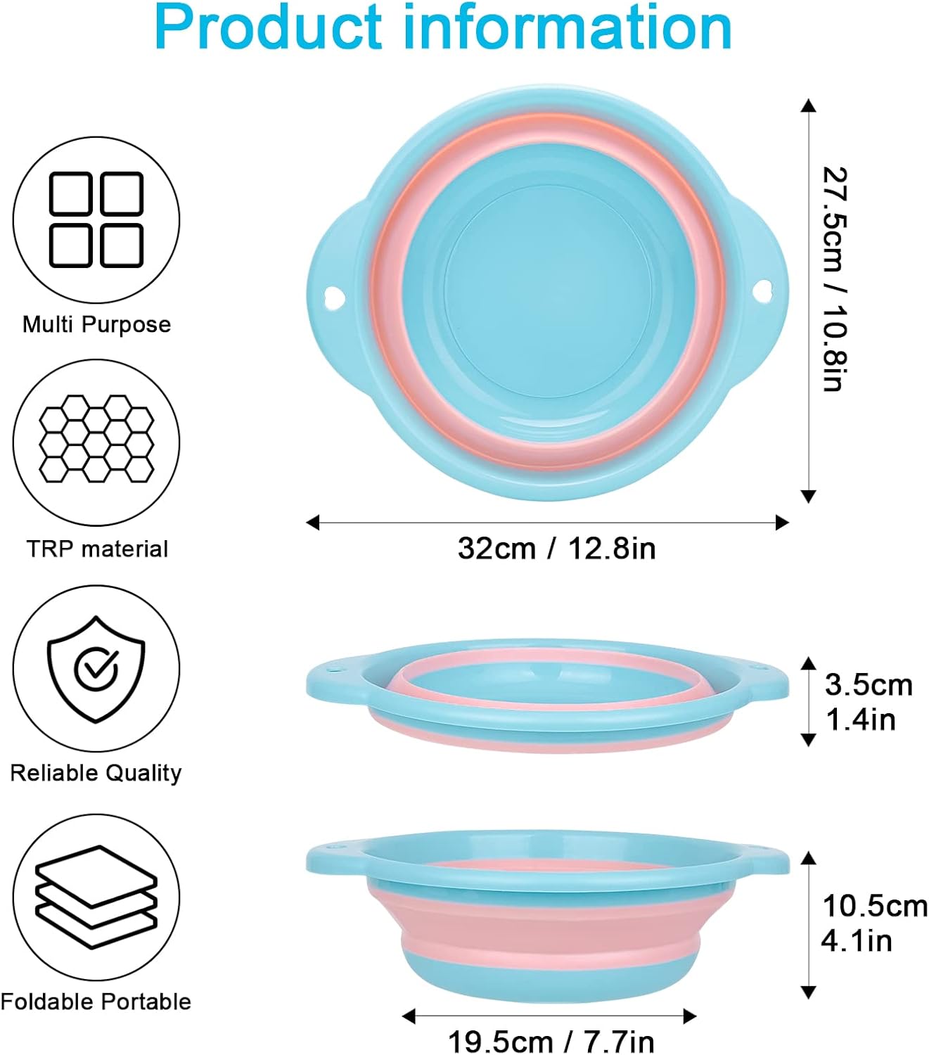 Lavabo plegable para acampar, lavabo portátil, tina plegable para lavado de cocina en casa, lavabo plegable ligero para viajes, lavabo plegable para