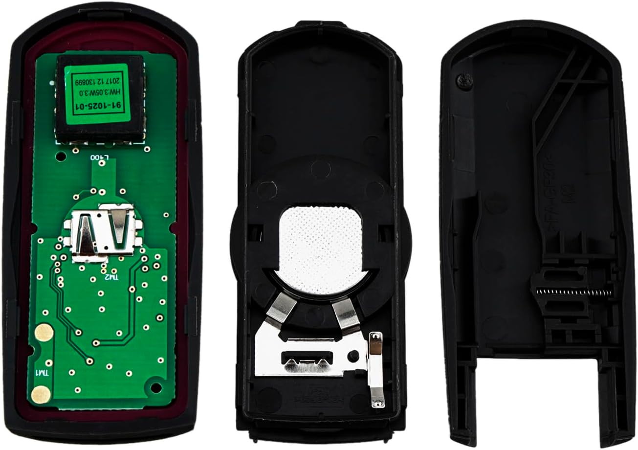 Repuesto para Mazda CX-5 CX-9 2016 2017 2018 2019 Control remoto WAZSKE13D02 4 botones 315MHz