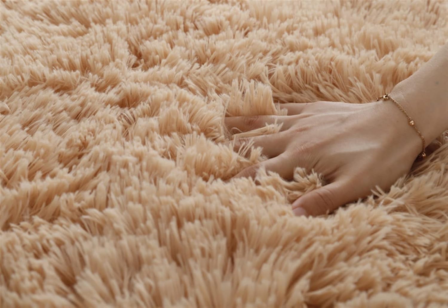 Alfombras suaves y esponjosas de felpa redondas para el suelo, para sala de estar, dormitorio de niños y bebé, color rosa, diámetro de 5.2 pies