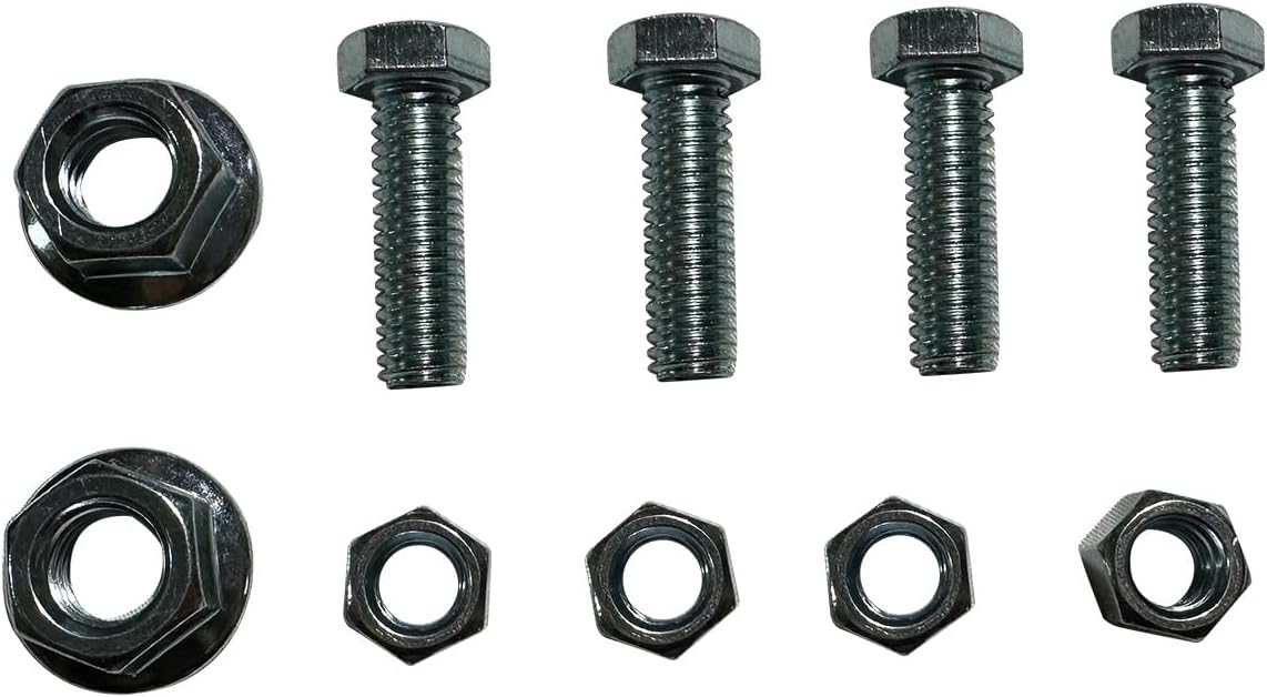 BST BSSP Par de aletas de barro rectas universales resistentes para semirremolques de tractores de 1-18 pulgadas 1.125 pulgadas, patrón de pernos,