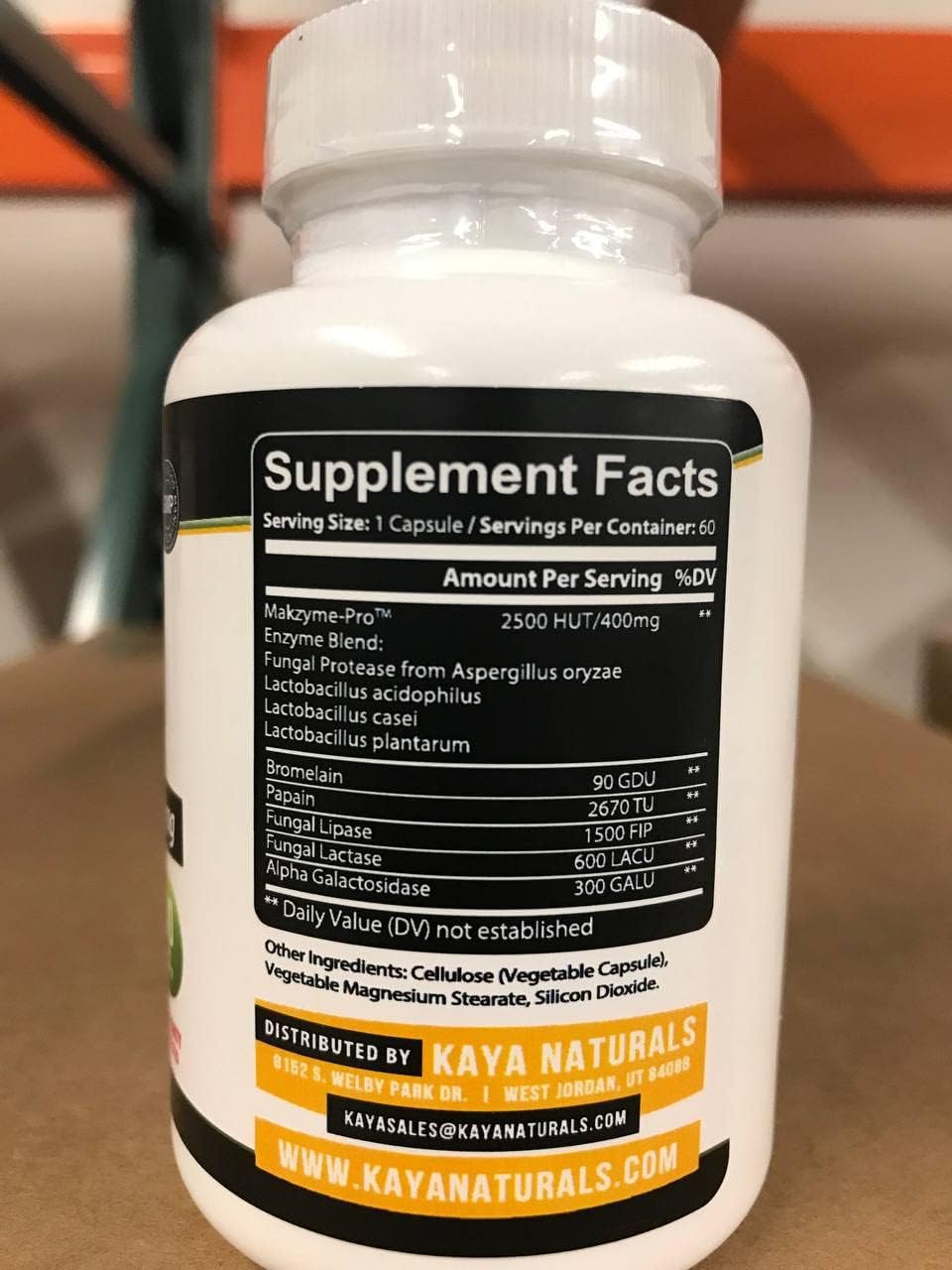 Kaya Naturals Enzimas digestivas con prebióticos y probióticos – Píldoras para aliviar el estreñimiento y la hinchazón para mujeres y hombres –