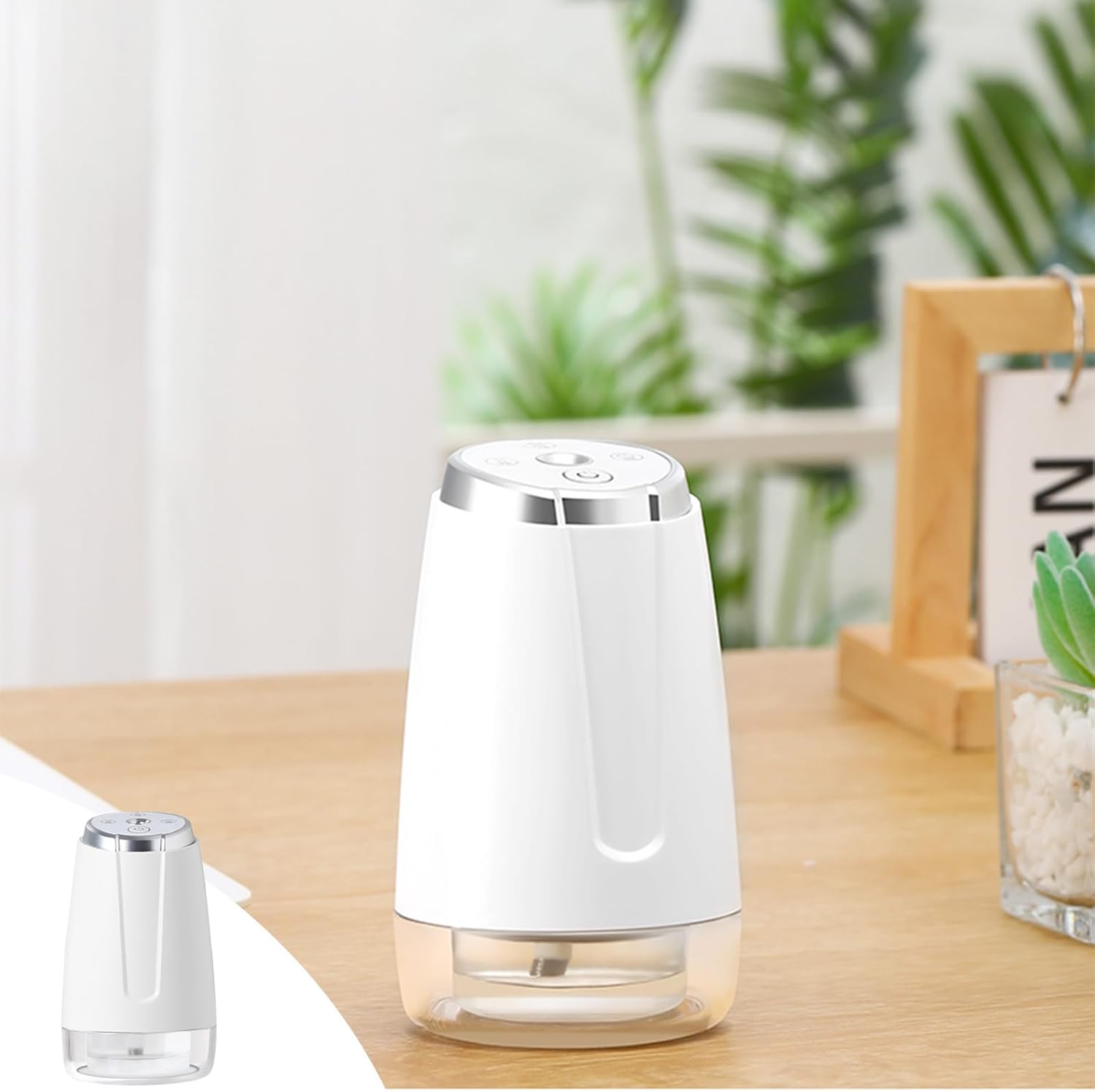 GBSELL Difusor de aceite esencial de aroma portátil, humidificador de 3 modos de niebla ajustables, humidificadores para automóvil, dormitorio,