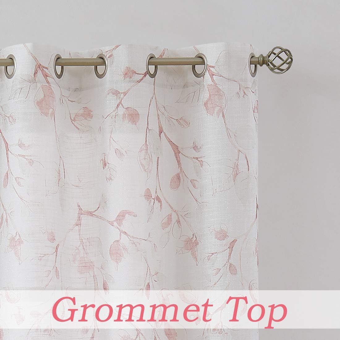 Central Park – Cortinas con diseño de hojas