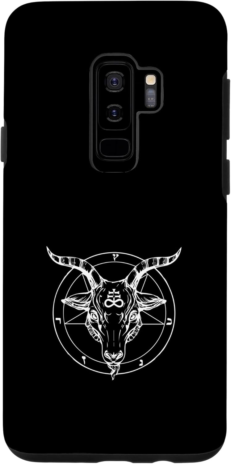 Galaxy S9+ Traditional Gothic Baphomet Occult Symbol Case