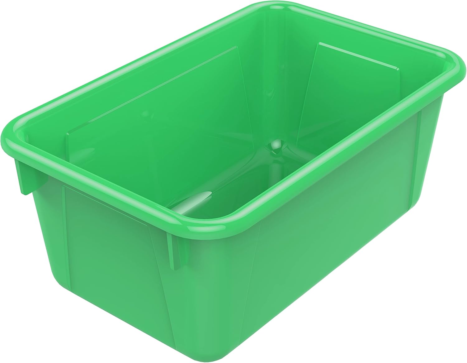 Storex – Cubos pequeños de almacenamiento, paquete de 5, de 12.2 x 7.8 x 5.1 pulgadas, color verde, (62417U05C)