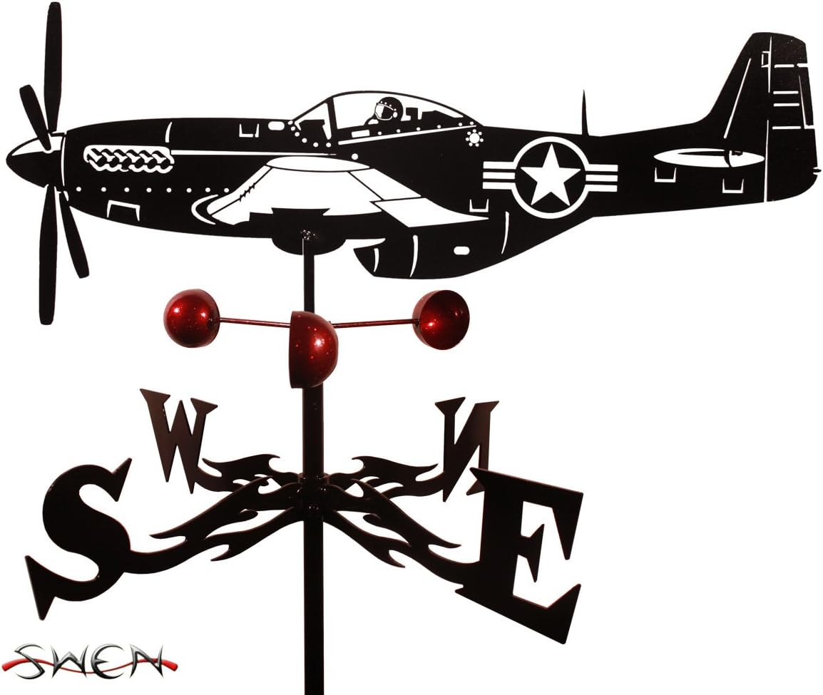 SWEN Products Farrell Series P51 Mustang Avión Montaje Lateral Veleta  Nuevo