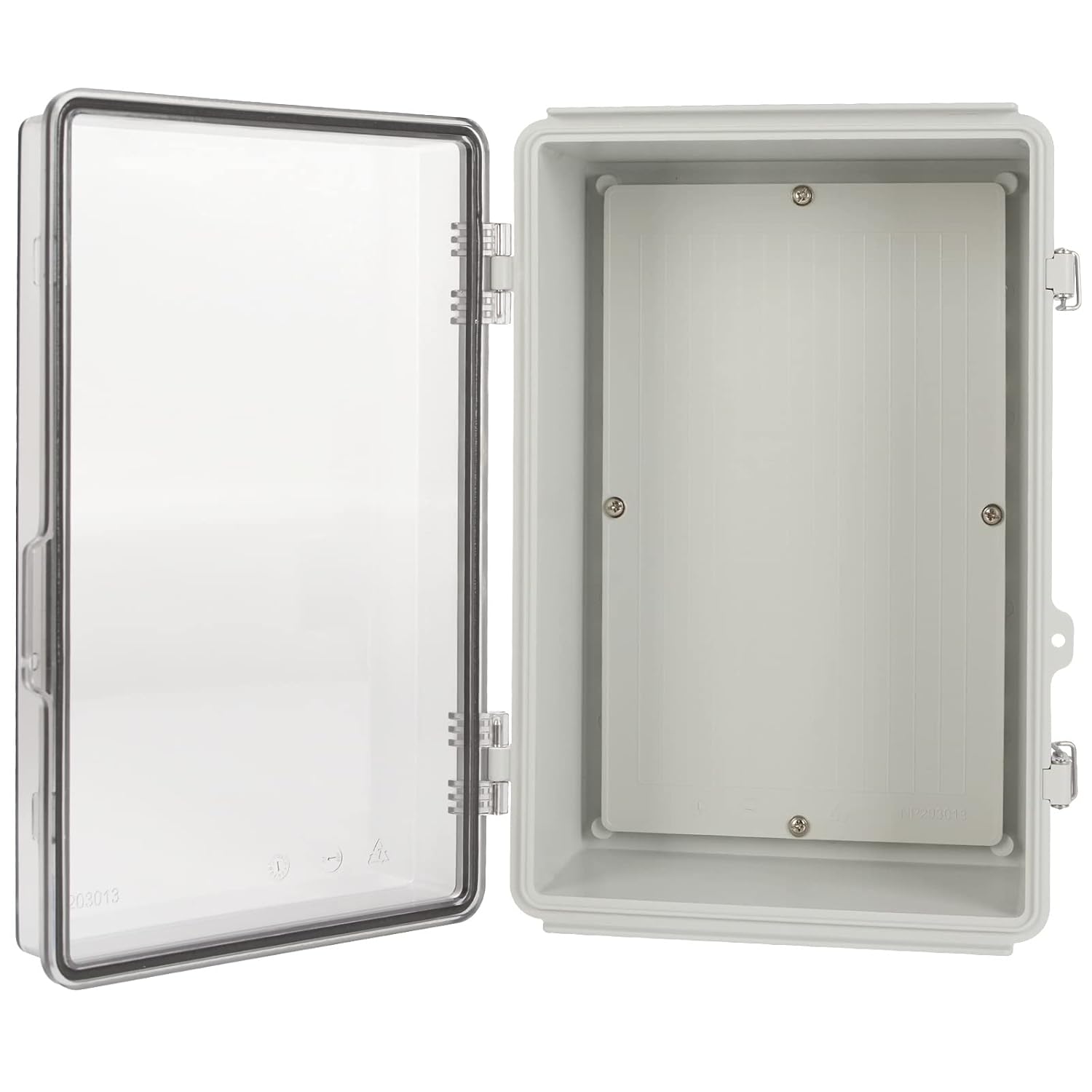 Caja de conexiones ABS plástico IP67 impermeable cajas eléctricas a prueba de polvo recinto eléctrico universal con soporte de pared para proyecto