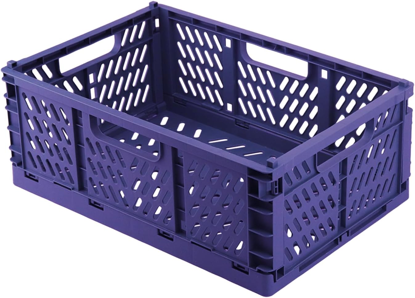 Cajas de almacenamiento de plástico apilables, tamaño extra grande (16.7 x 11.2 x 6.5 pulgadas), cajas de almacenamiento de plástico apilables,