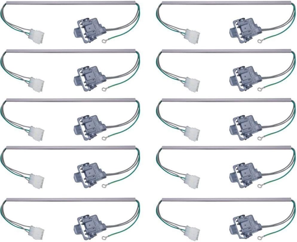 (10 unidades) Interruptor de tapa de lavadora para Whirlpool Kenmore 3949247 3949237 3949247VP 3949247V AP5983746 PS11722098 PS350434