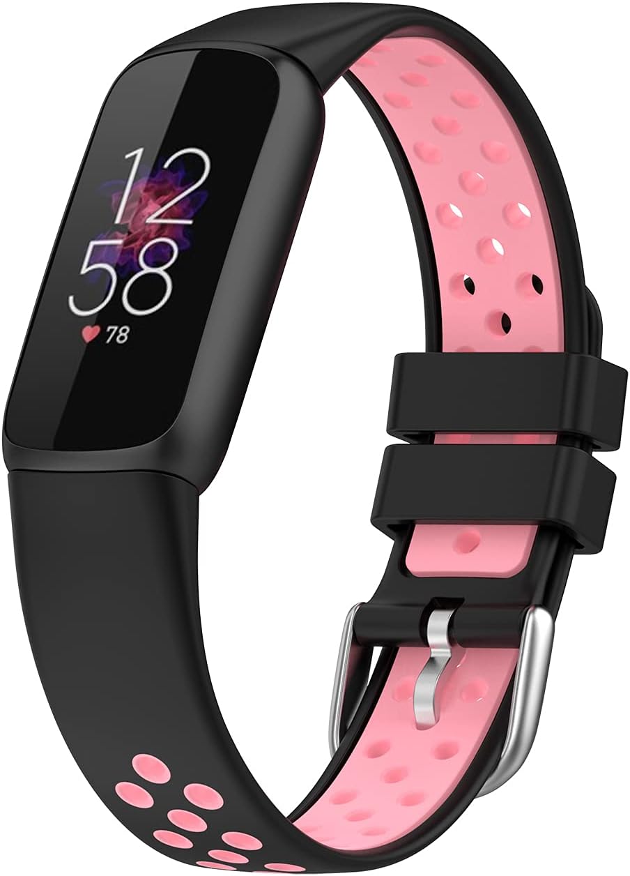 Correas de repuesto compatibles con correas Fitbit Luxe, accesorios para reloj inteligente, bandas de silicona transpirable, correa deportiva de