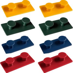 Gancho de pasta multicolor, 8 ganchos decorativos fuertes, ganchos de pared adhesivos para colgar, ganchos de plástico coloridos para mochila, Gancho de pasta multicolor, 8 ganchos decorativos fuertes, ganchos de pared adhesivos para colgar, ganchos de plástico coloridos para mochila,