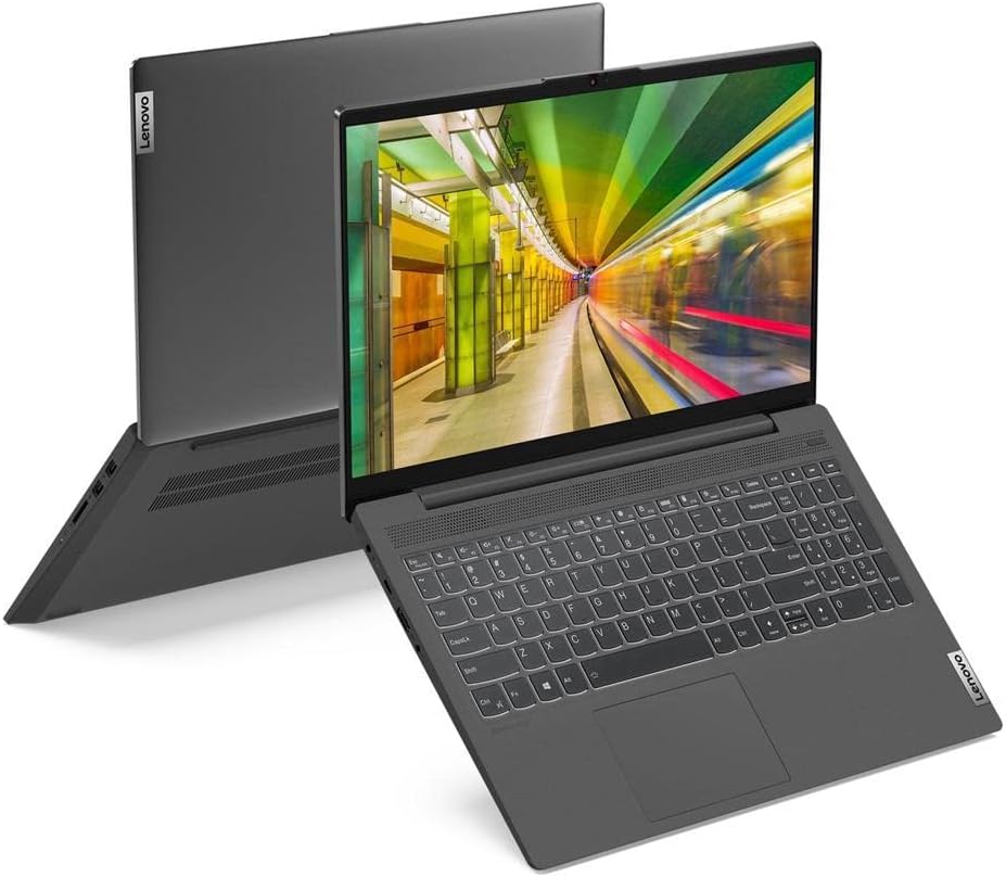 Laptop Lenovo IdeaPad 5i 2022, pantalla táctil FHD IPS de 15.6 pulgadas, Intel i7-1165G7 de 4 núcleos, gráficos Iris Xe, DDR4 de 8 GB, SSD de 256