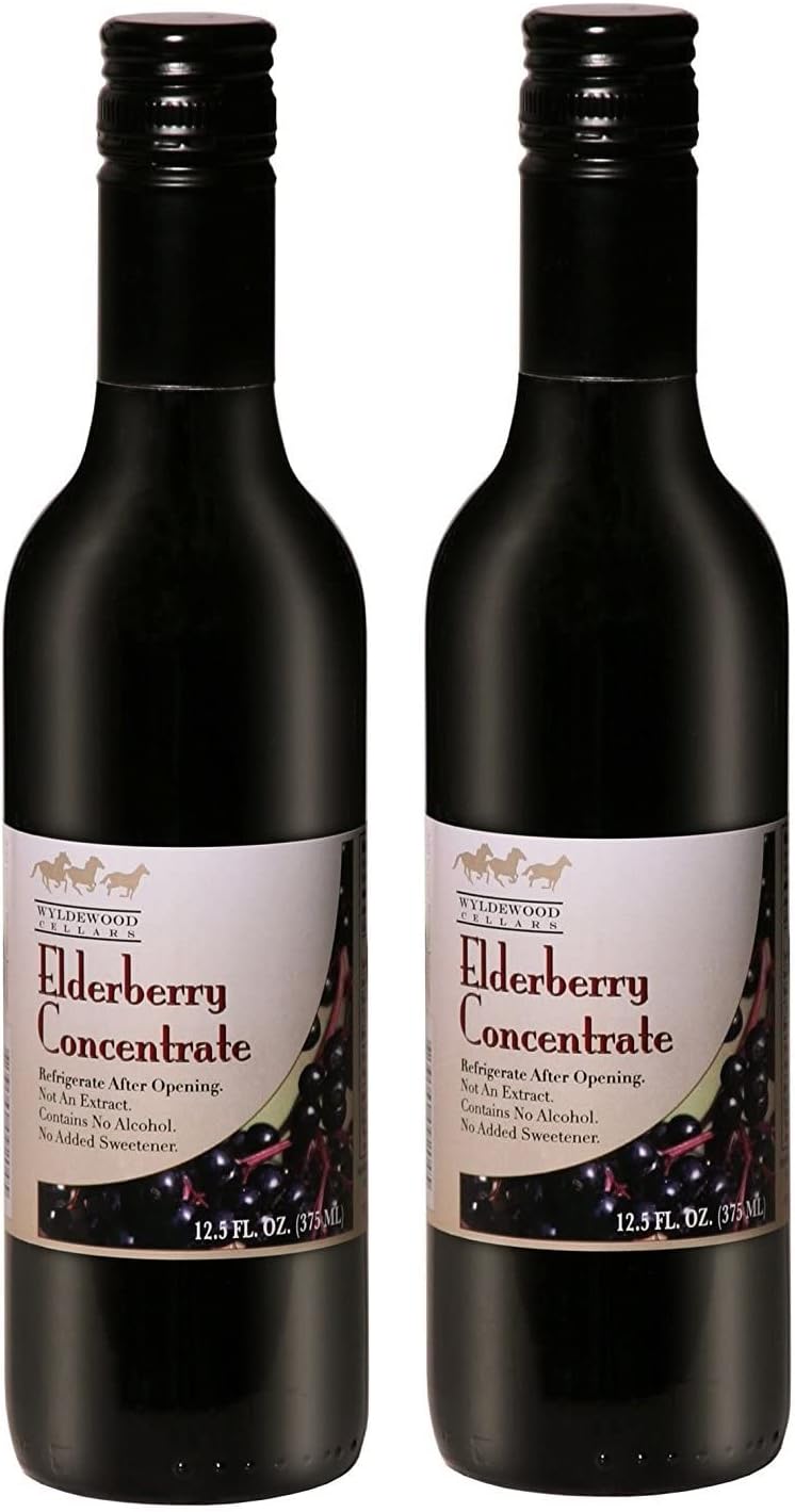 Concentrado de jugo de saúco 12.5 onzas líquidas (paquete de 2)