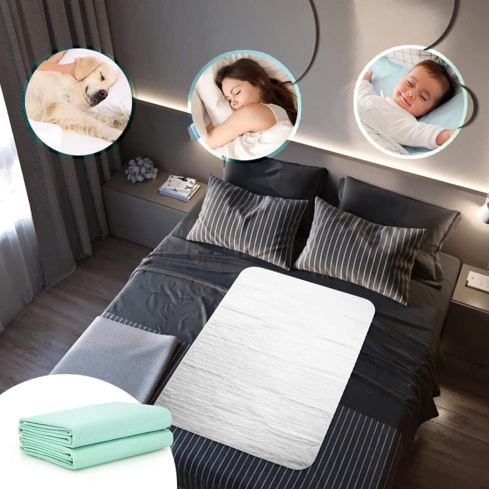 Almohadillas para incontinencia para adultos, personas mayores, niños o mascotas, reutilizables, lavables, resistentes, absorbentes, protección a
