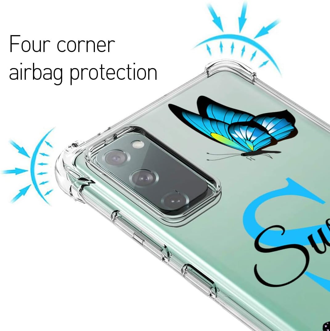 Funda transparente con nombre personalizado e inicial, compatible con Samsung Galaxy S21+ S20 Ultre S10 FE S9 Plus S8 Note 20 10 Pro 9 8, funda
