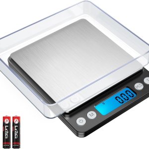 Báscula digital de cocina, 17.64 oz0.00 oz, báscula de joyería de bolsillo con pantalla LCD retroiluminada, 6 unidades de apagado automático de tara Báscula digital de cocina, 17.64 oz0.00 oz, báscula de joyería de bolsillo con pantalla LCD retroiluminada, 6 unidades de apagado automático de tara