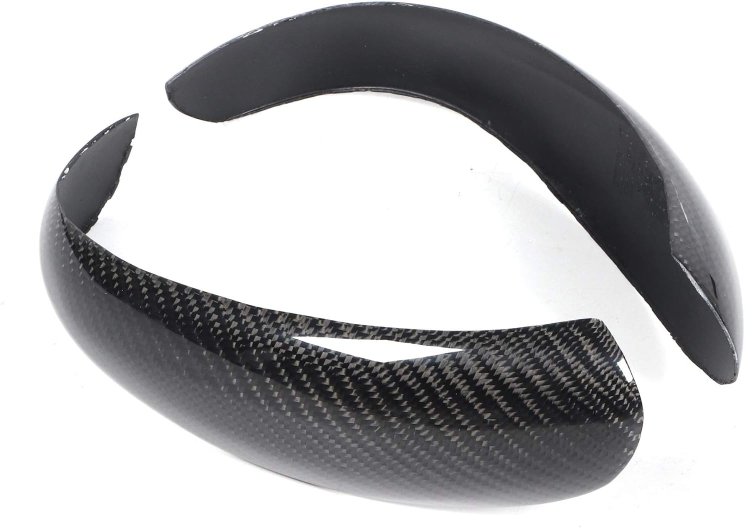 Fydun Cubierta de espejo retrovisor interior automotriz Add-On Fit para Cayman 997 911 987 2pcs fibra de carbono