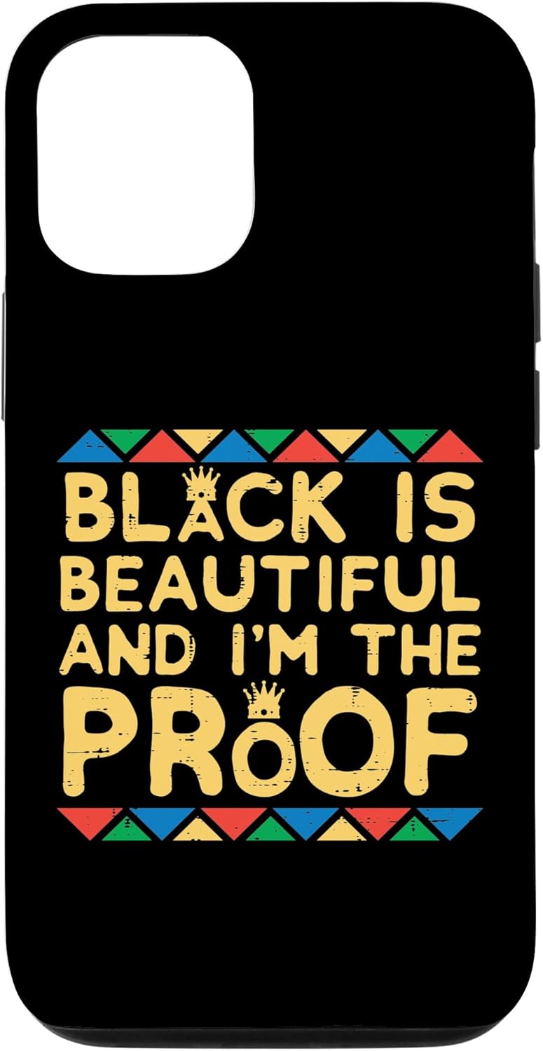 Funda de regalo para iPhone 14 Black Is Beautiful Kente Black History BHM Africa Pride
