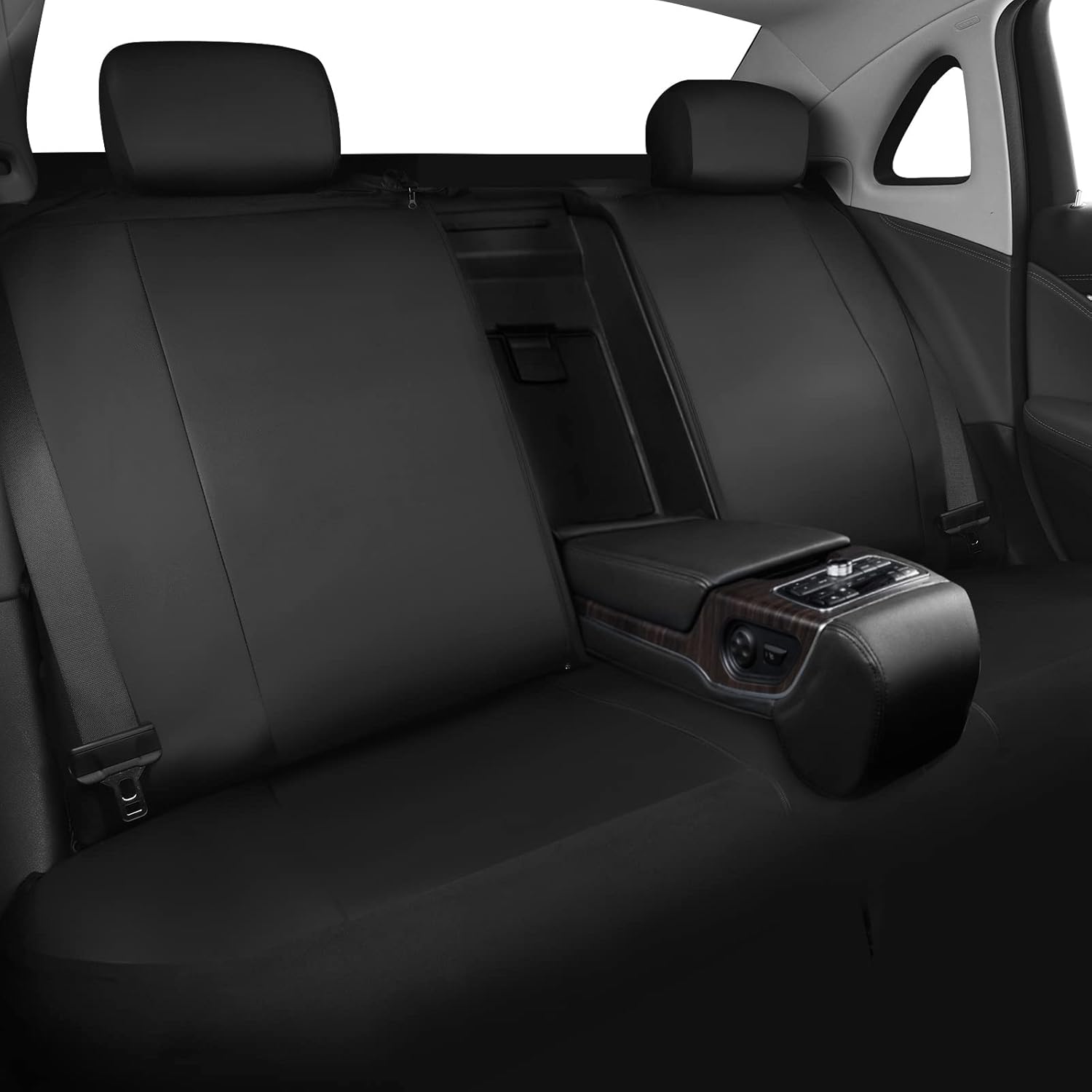 CAR PASS Sporty – Fundas universales de cuero de fibra de carbono para asiento de automóvil, aptas para SUV, camionetas, sedanes, camiones,